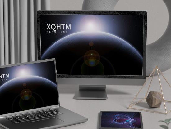 3D创意场景电脑手机样机